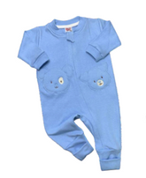 Macacão Suedine pé Reversível Bordado Infantil