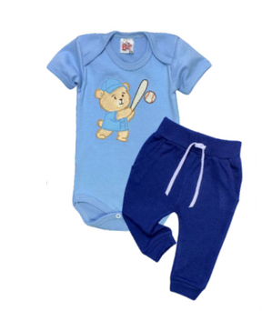 Conjunto Body/Calça Bordado Masculino