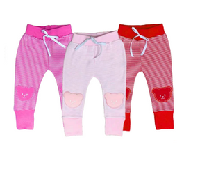 Culote Suedine Pé Reversível Listrado Bordado Feminino