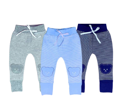 Culote Suedine Pé Reversível Listrado Bordado Feminino