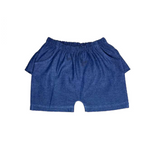 Shorts Jeans Babado no Bumbum - Infantil