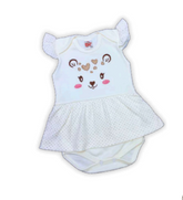 Body-Saia poá- bordado