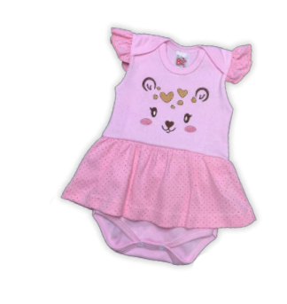 Body-Saia poá- bordado