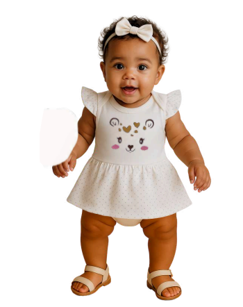 Body-Saia poá- bordado